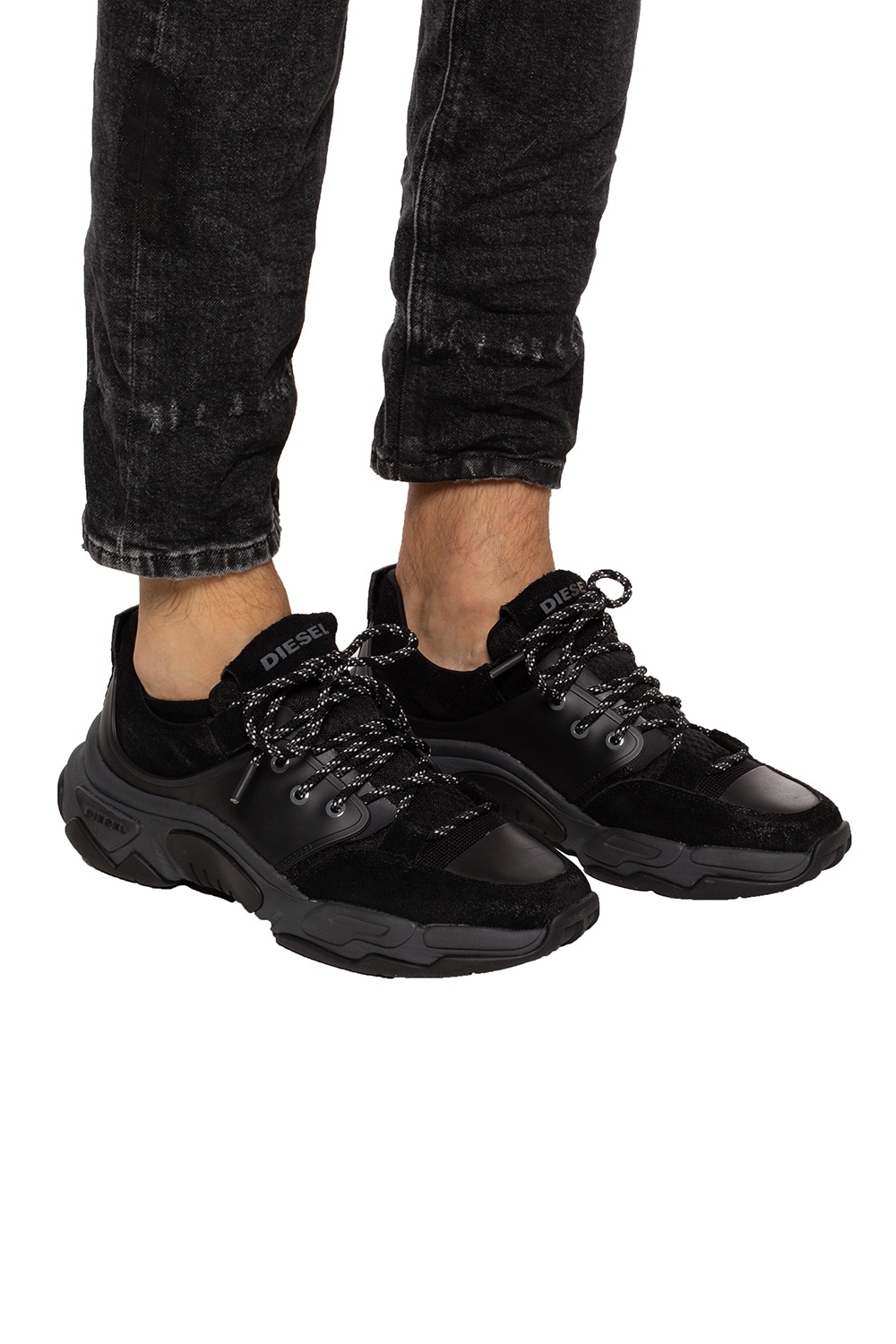 Black 'S-Kipper Low Lace' sneakers Diesel - Vitkac Italy